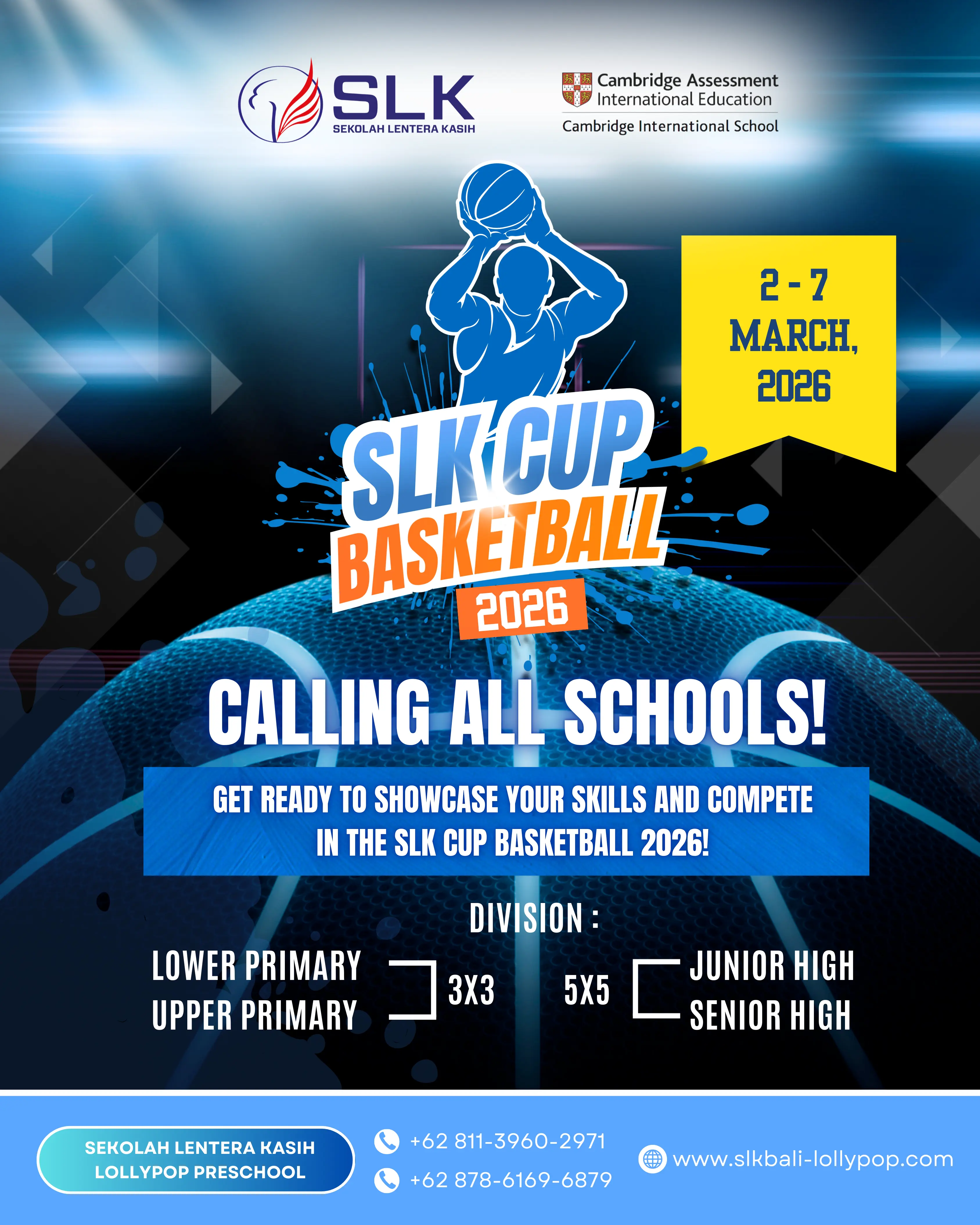 🏀 SLK CUP 2026: The Premier Inter-School Basketball Tournament in Bali