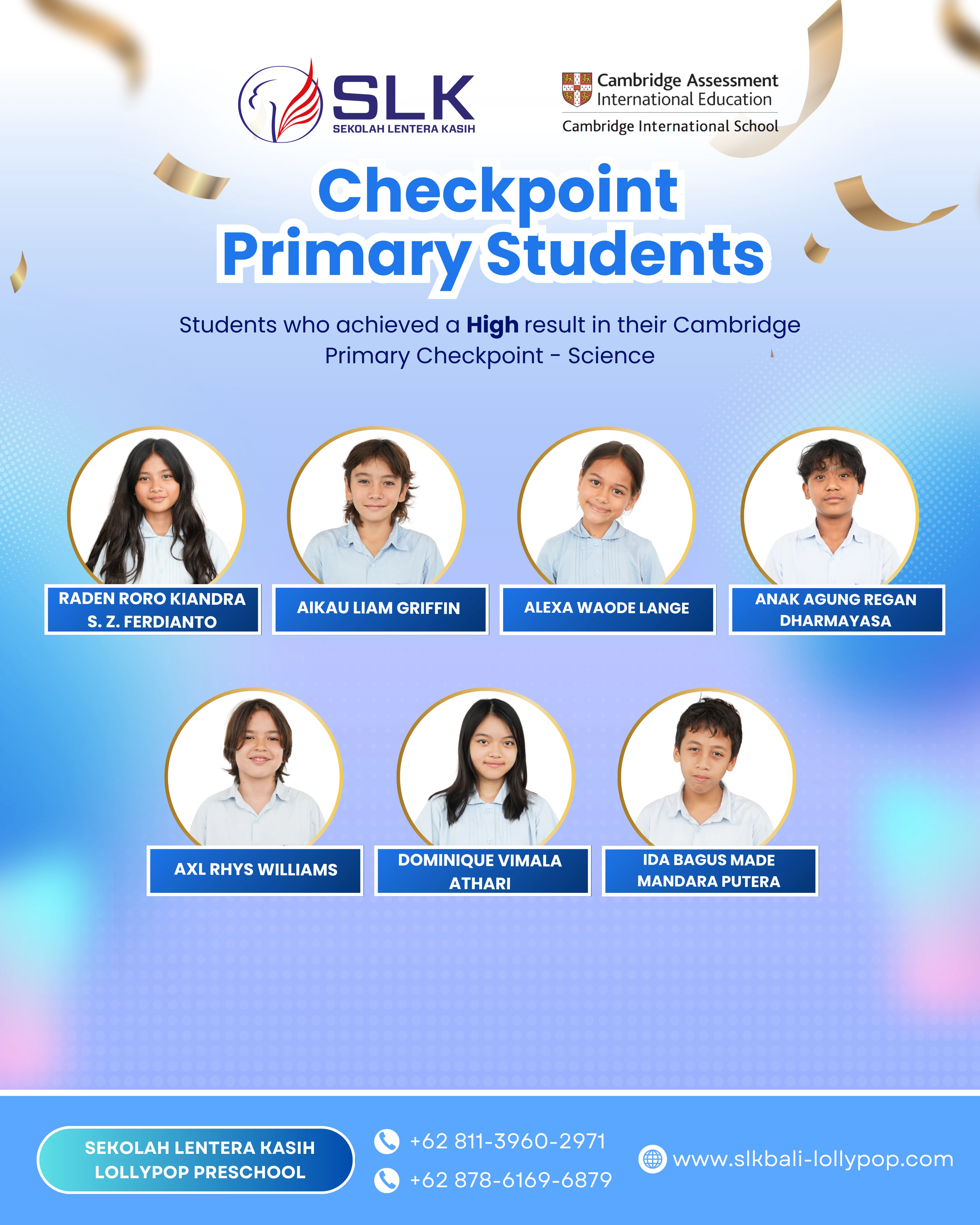 Outstanding Cambridge Primary Checkpoint Results 2026 | SLK Bali 🏆 - Photo 2