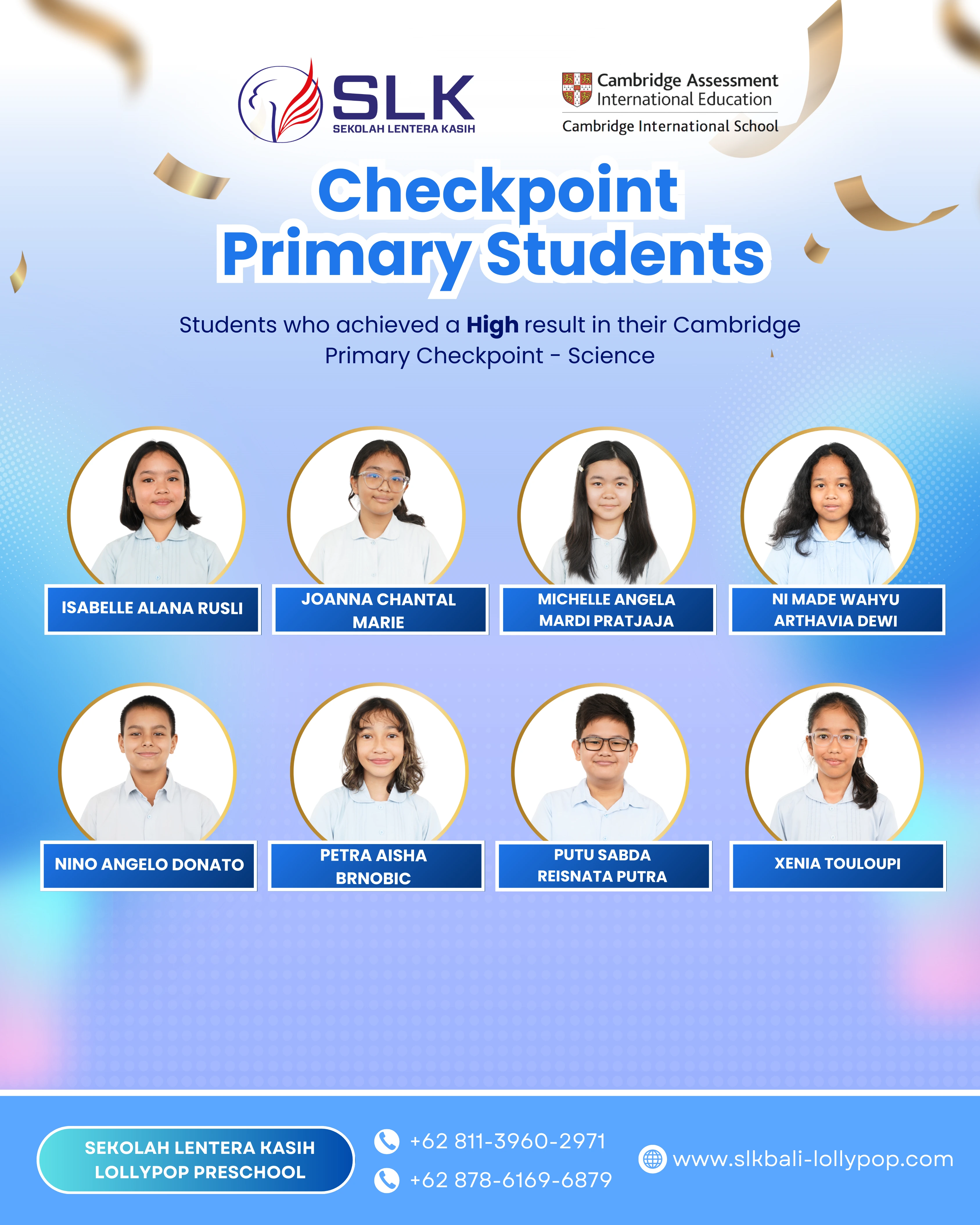 Outstanding Cambridge Primary Checkpoint Results 2026 | SLK Bali 🏆 - Photo 3