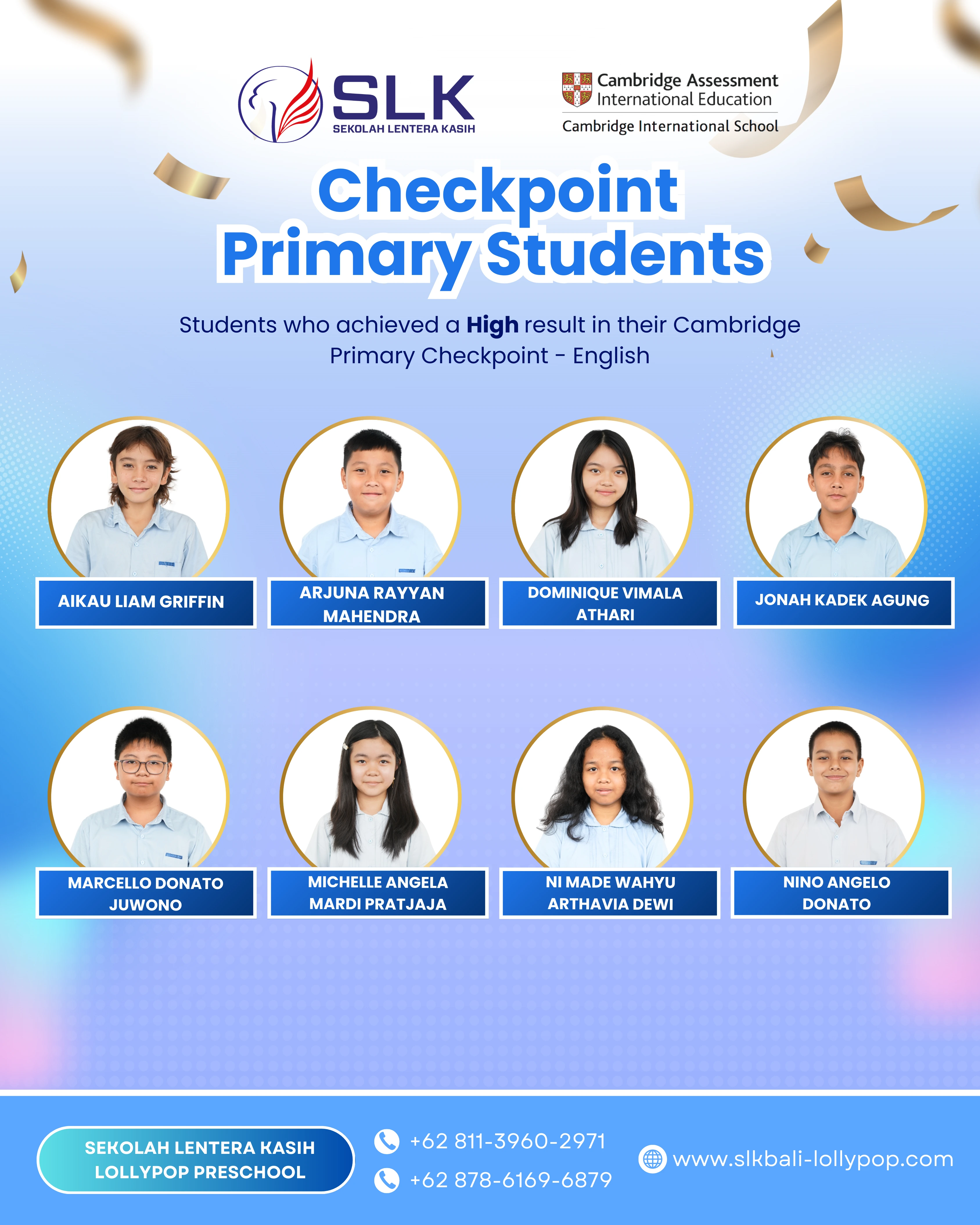 Outstanding Cambridge Primary Checkpoint Results 2026 | SLK Bali 🏆 - Photo 12