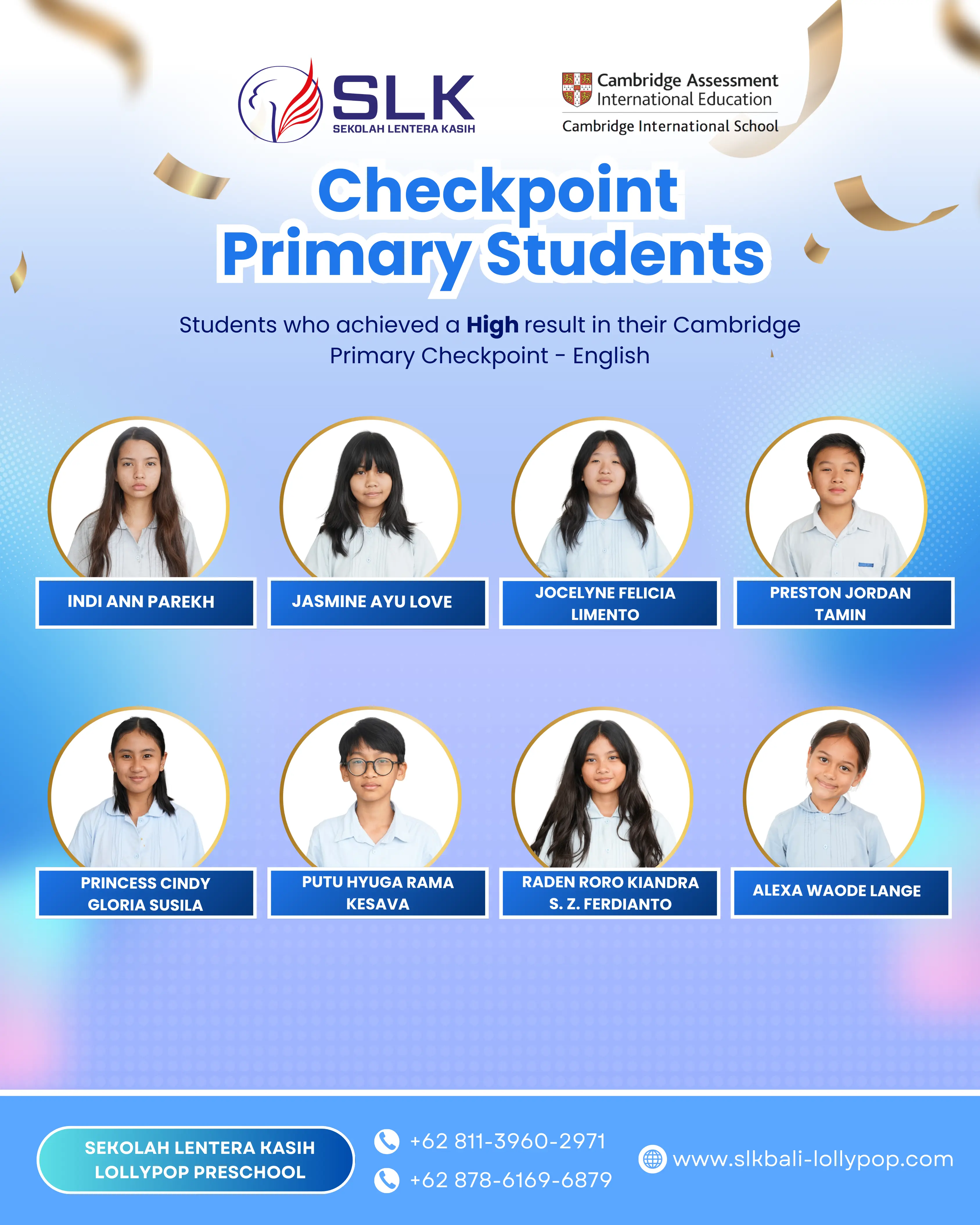 Outstanding Cambridge Primary Checkpoint Results 2026 | SLK Bali 🏆 - Photo 4