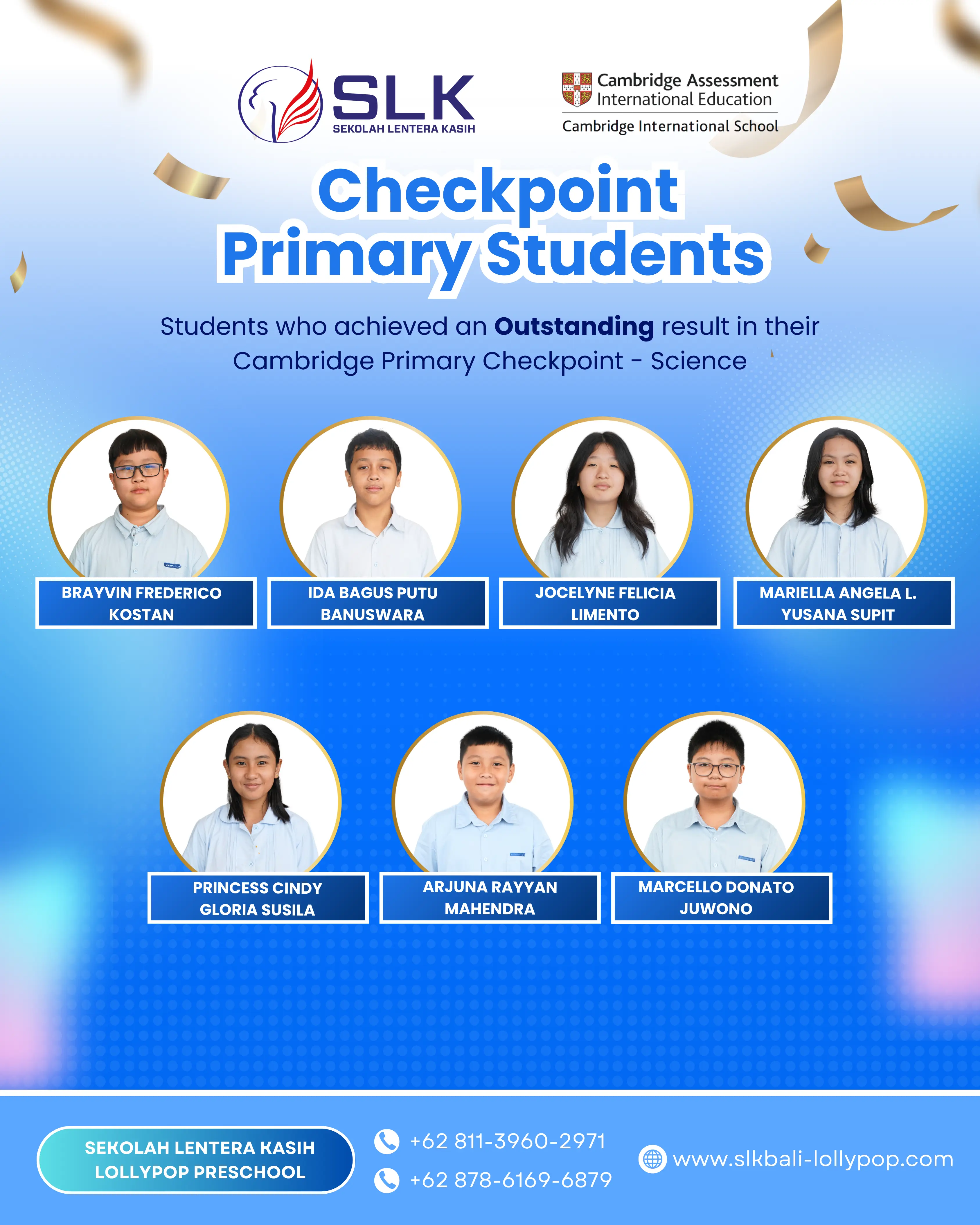 Outstanding Cambridge Primary Checkpoint Results 2026 | SLK Bali 🏆 - Photo 6